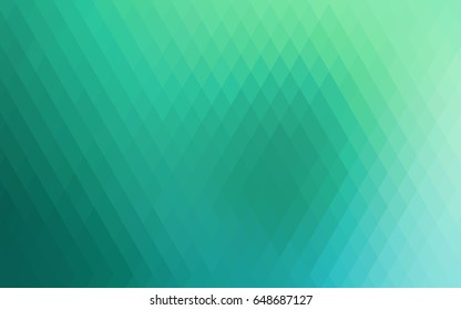 Light Green vector abstract textured polygonal background. Blurry rectangular design. The pattern with repeating rectangles can be used for background.