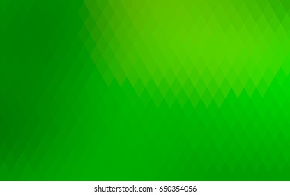 Light Green vector abstract textured polygonal background. Blurry rectangular design. The pattern with repeating rectangles can be used for background.