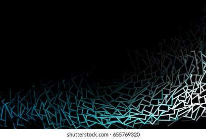 Light Green vector abstract textured polygonal background. Blurry rectangular design. The pattern with repeating rectangles can be used for background.