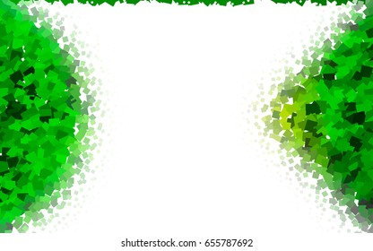 Light Green vector abstract textured polygonal background. Blurry rectangular design. The pattern with repeating rectangles can be used for background.