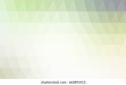 Light Green vector abstract textured polygonal background. Blurry triangle design. Pattern can be used for background.