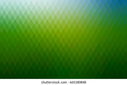 Light Green vector abstract textured polygonal background. Blurry rectangular design. The pattern with repeating rectangles can be used for background.