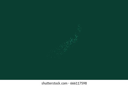 Light Green vector abstract textured polygonal background. Brand-new blurry hexagonal design. Pattern can be used for background.