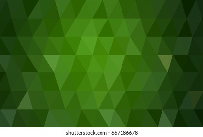 Light Green vector abstract textured polygonal background. Blurry triangle design. Pattern can be used for background.