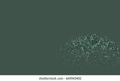 Light Green vector abstract textured polygonal background. Brand-new blurry hexagonal design. Pattern can be used for background.