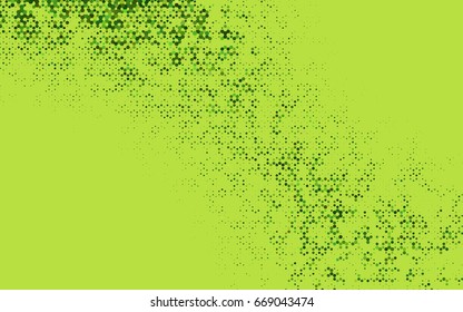 Light Green vector abstract textured polygonal background. Brand-new blurry hexagonal design. Pattern can be used for background.