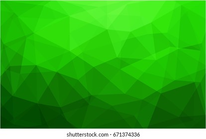 Light Green vector abstract textured polygonal background. Blurry triangle design. Pattern can be used for background.