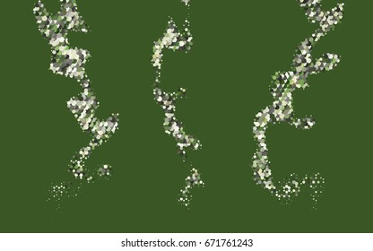 Light Green vector abstract textured polygonal background. Brand-new blurry hexagonal design. Pattern can be used for background.