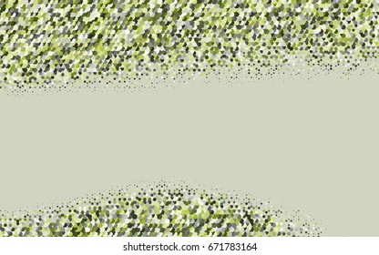 Light Green vector abstract textured polygonal background. Brand-new blurry hexagonal design. Pattern can be used for background.