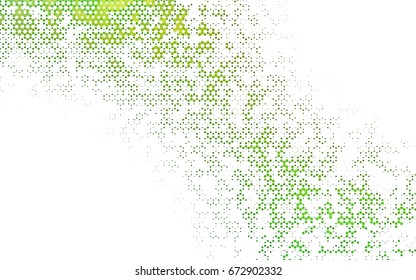 Light Green vector abstract textured polygonal background. Brand-new blurry hexagonal design. Pattern can be used for background.