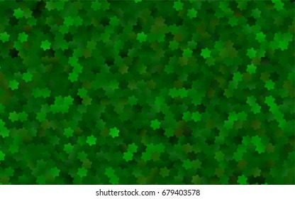 Light Green vector abstract textured polygonal background. Brand-new blurry hexagonal design. Pattern can be used for background.