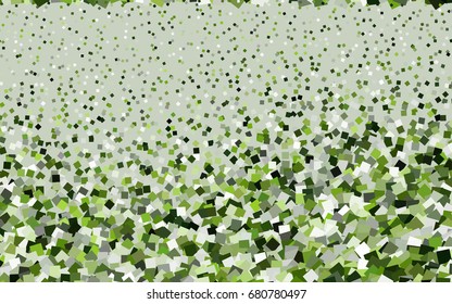 Light Green vector abstract textured polygonal background. Blurry rectangular design. The pattern with repeating rectangles can be used for background.