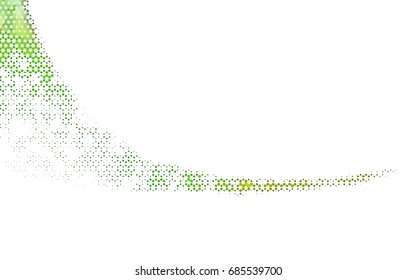 Light Green vector abstract textured polygonal background. Brand-new blurry hexagonal design. Pattern can be used for background.
