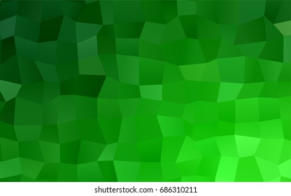 Light Green vector abstract textured polygonal background. Blurry rectangular design. The pattern with repeating rectangles can be used for background.