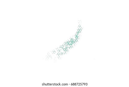 Light Green vector abstract textured polygonal background. Brand-new blurry hexagonal design. Pattern can be used for background.