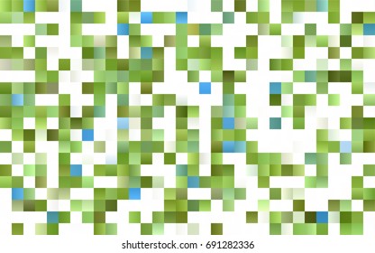 Light Green vector abstract textured polygonal background. Blurry rectangular design. The pattern with repeating rectangles can be used for background.
