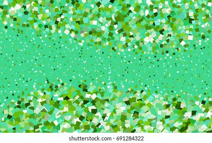 Light Green vector abstract textured polygonal background. Blurry rectangular design. The pattern with repeating rectangles can be used for background.