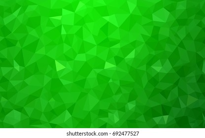 Light Green vector abstract textured polygonal background. Blurry triangle design. Pattern can be used for background.
