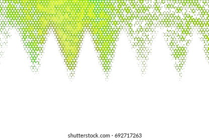 Light Green vector abstract textured polygonal background. Brand-new blurry hexagonal design. Pattern can be used for background.