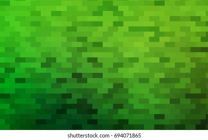 Light Green vector abstract textured polygonal background. Blurry rectangular design. The pattern with repeating rectangles can be used for background.