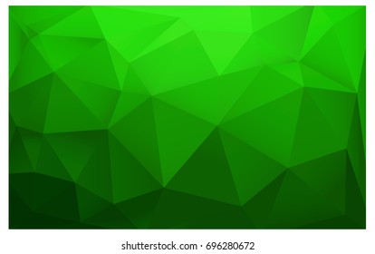 Light Green vector abstract textured polygonal background. Blurry triangle design. Pattern can be used for background.