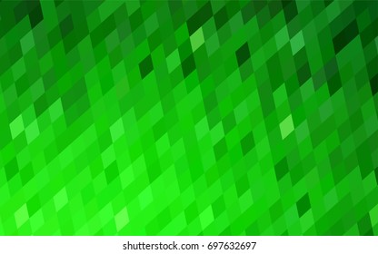 Light Green vector abstract textured polygonal background. Blurry rectangular design. The pattern with repeating rectangles can be used for background.
