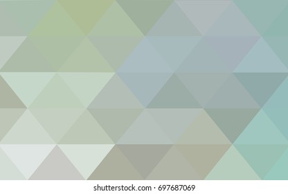 Light Green vector abstract textured polygonal background. Blurry triangle design. Pattern can be used for background.