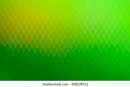 Light Green vector abstract textured polygonal background. Blurry rectangular design. The pattern with repeating rectangles can be used for background.