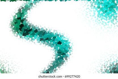 Light Green vector abstract textured polygonal background. Blurry rectangular design. The pattern with repeating rectangles can be used for background.