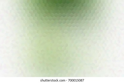 Light Green vector abstract textured polygonal background. Brand-new blurry hexagonal design. Pattern can be used for background.