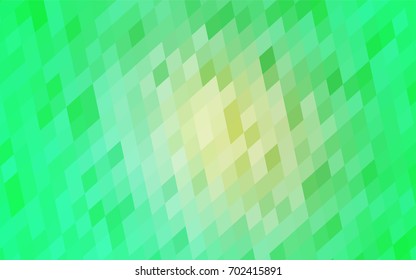 Light Green vector abstract textured polygonal background. Blurry rectangular design. The pattern with repeating rectangles can be used for background.
