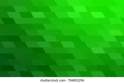 Light Green vector abstract textured polygonal background. Blurry rectangular design. The pattern with repeating rectangles can be used for background.
