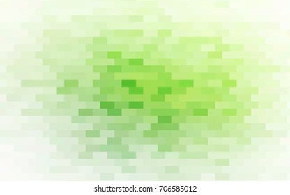 Light Green vector abstract textured polygonal background. Blurry rectangular design. The pattern with repeating rectangles can be used for background.