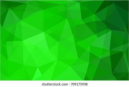Light Green vector abstract textured polygonal background. Blurry triangle design. Pattern can be used for background.