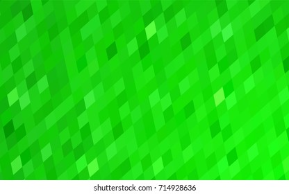 Light Green vector abstract textured polygonal background. Blurry rectangular design. The pattern with repeating rectangles can be used for background.