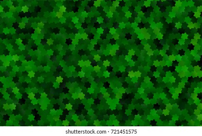 Light Green vector abstract textured polygonal background. Brand-new blurry hexagonal design. Pattern can be used for background.