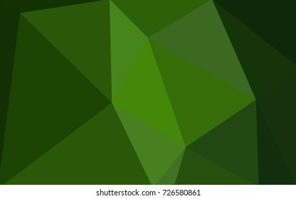 Light Green vector abstract textured polygonal background. Blurry triangle design. Pattern can be used for background.