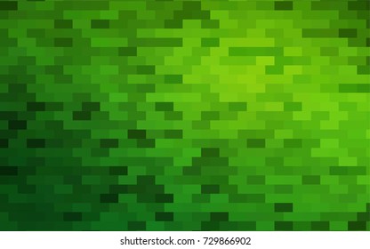 Light Green vector abstract textured polygonal background. Blurry rectangular design. The pattern with repeating rectangles can be used for background.
