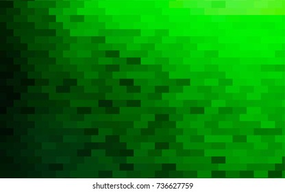 Light Green vector abstract textured polygonal background. Blurry rectangular design. The pattern with repeating rectangles can be used for background.