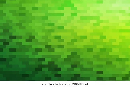 Light Green vector abstract textured polygonal background. Blurry rectangular design. The pattern with repeating rectangles can be used for background.