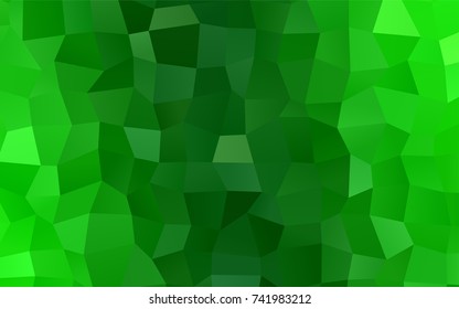 Light Green vector abstract textured polygonal background. Blurry rectangular design. The pattern with repeating rectangles can be used for background.