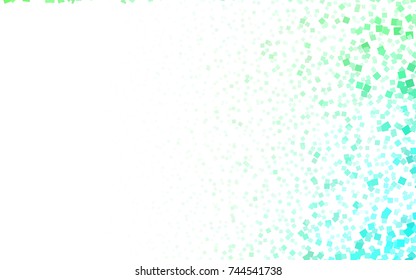 Light Green vector abstract textured polygonal background. Blurry rectangular design. The pattern with repeating rectangles can be used for background.