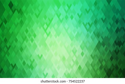 Light Green vector abstract textured polygonal background. Blurry rectangular design. The pattern with repeating rectangles can be used for background.