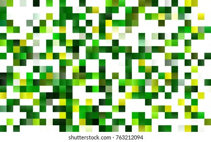 Light Green vector abstract textured polygonal background. Blurry rectangular design. The pattern with repeating rectangles can be used for background.