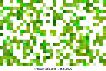 Light Green vector abstract textured polygonal background. Blurry rectangular design. The pattern with repeating rectangles can be used for background.