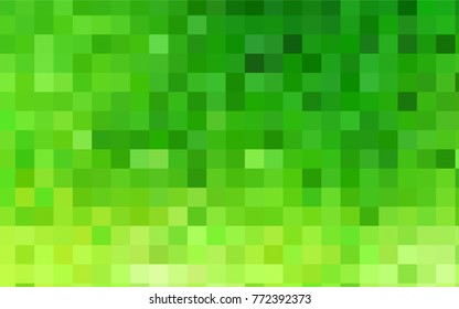 Light Green vector abstract textured polygonal background. Blurry rectangular design. The pattern with repeating rectangles can be used for background.