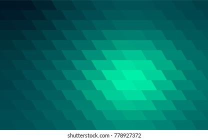 Light Green vector abstract textured polygonal background. Blurry rectangular design. The pattern with repeating rectangles can be used for background.