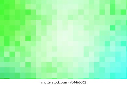 Light Green vector abstract textured polygonal background. Blurry rectangular design. The pattern with repeating rectangles can be used for background.