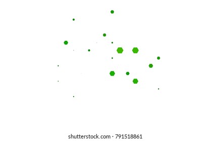 Light Green vector abstract textured polygonal background. Brand-new blurry hexagonal design. Pattern can be used for background.