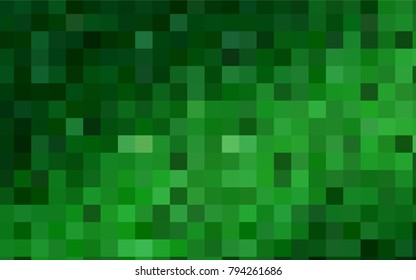 Light Green vector abstract textured polygonal background. Blurry rectangular design. The pattern with repeating rectangles can be used for background.